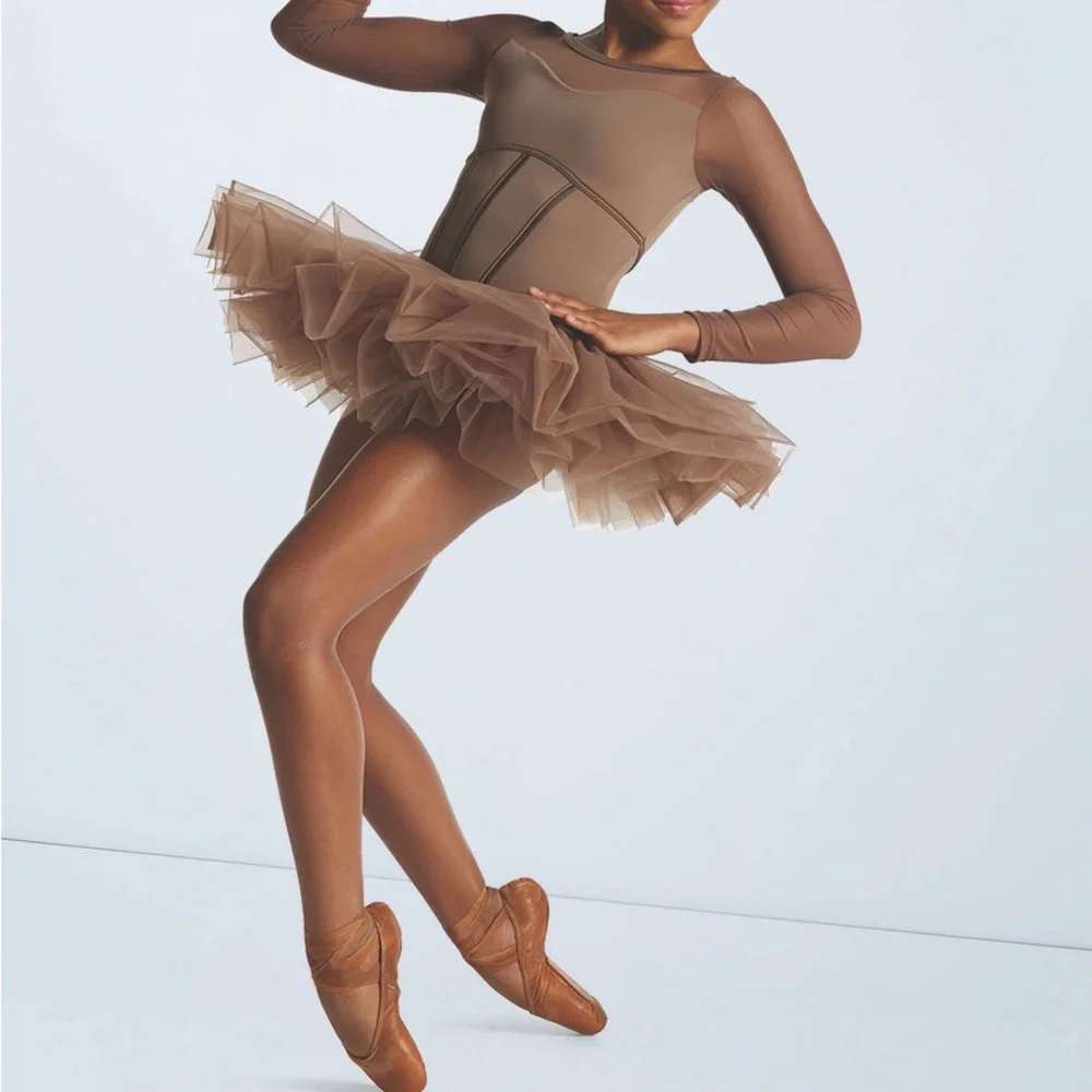 Weissman As It Was Corset Style Tutu Dress Costume Mauve IC 7/8 15911